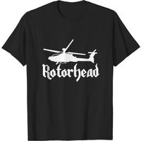 Rotorhead Helicopter Pilot T-Shirt for Men