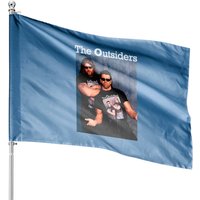 The Outsiders Scott Hall Razor Ramon Bad Guy RIP House Flags