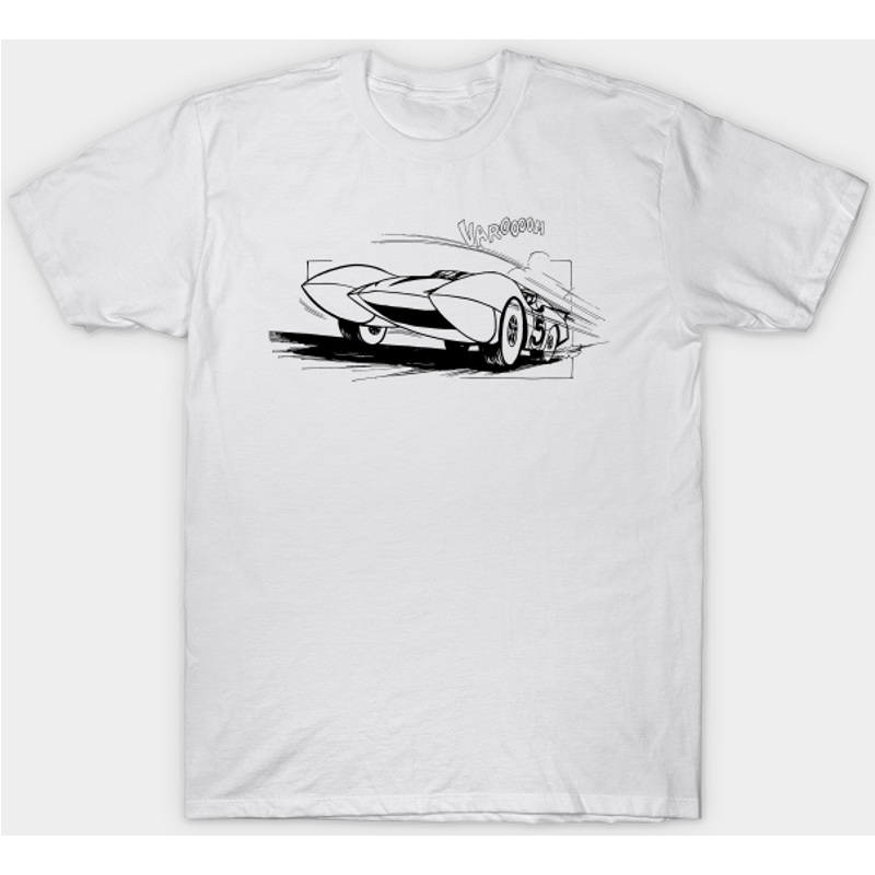 T-shirt pour hommes Mach 5 Sketch Lineart — T-shirts pour hommes