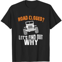 Road Closed Offroad T-Shirt for Men