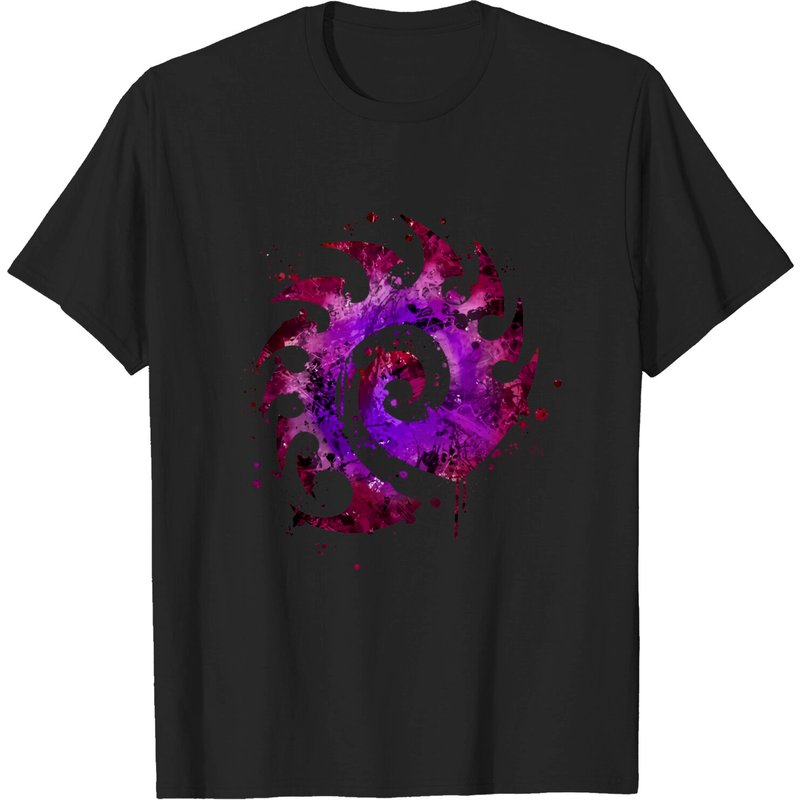 T-shirt pour hommes Starcraft Zerg en noir — T-shirts pour hommes