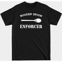 T-shirt pour hommes Wooden Spoon Enforcer en noir — T-shirts pour hommes