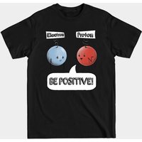 Be Positive! Proton Men's Black T-Shirt