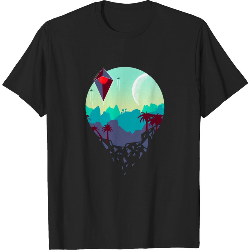 T-shirt Explorer No Man's Sky pour hommes — T-shirts pour hommes
