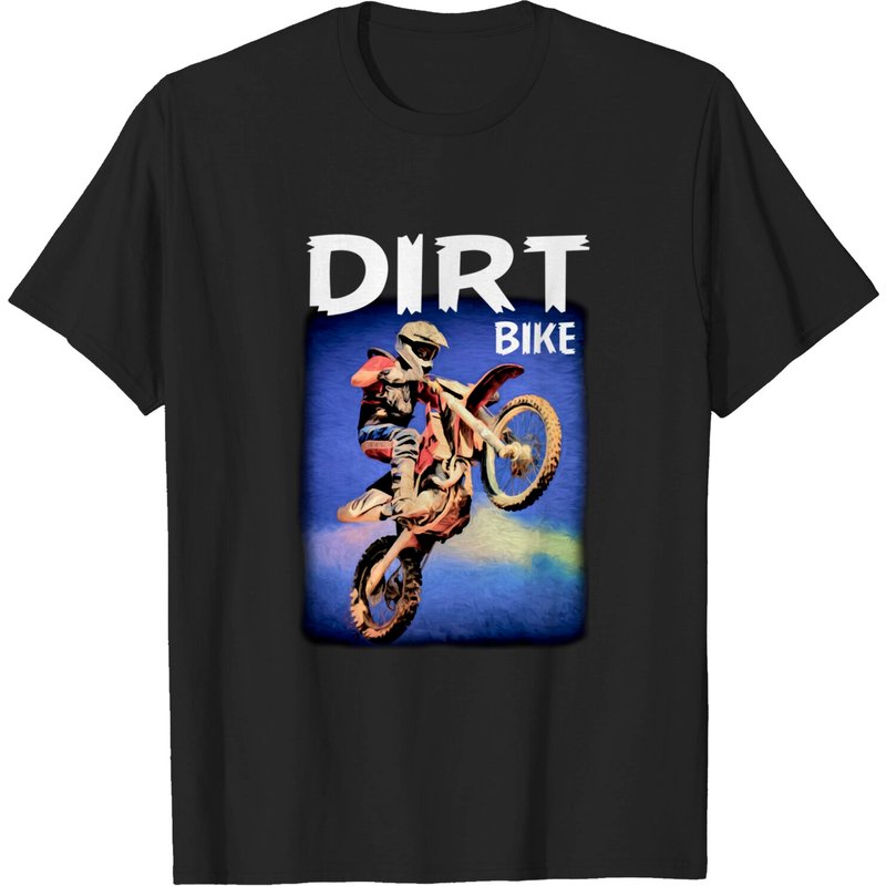 Cool Dirt Bike T-Shirt for Men — Mens T Shirts