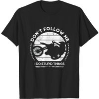 T-shirt Citations Motocross Ne Me Suivez Pas pour Hommes