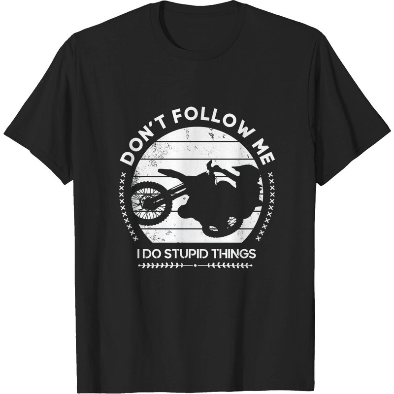 T-shirt Citations Motocross Ne Me Suivez Pas pour Hommes — T-shirts pour hommes