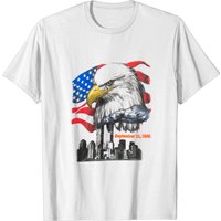 T-Shirt pour Hommes Vintage Style 9/11 - Jamais Oublier 2001