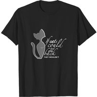 Si les chats pouvaient vous répondre par texto - T-shirt pour hommes — T-shirts pour hommes