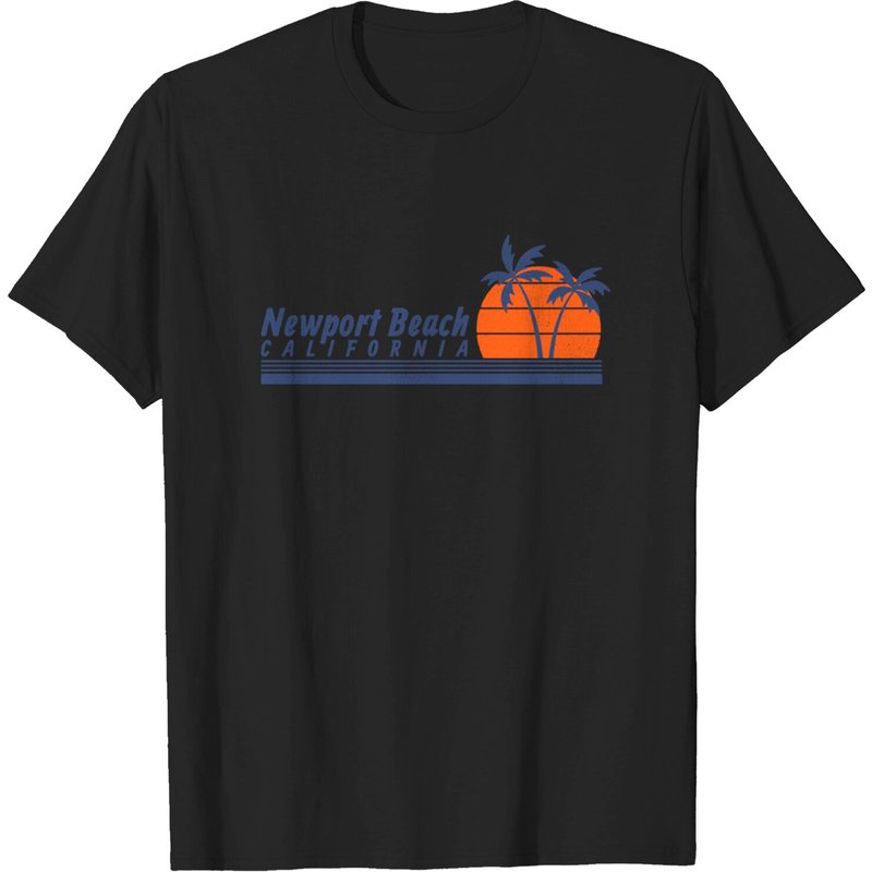 T-shirt pour hommes Newport Beach - Noir — T-shirts pour hommes