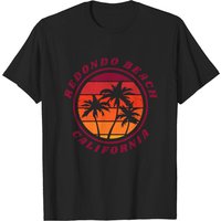 Redondo Beach California Men's T-Shirt in Black