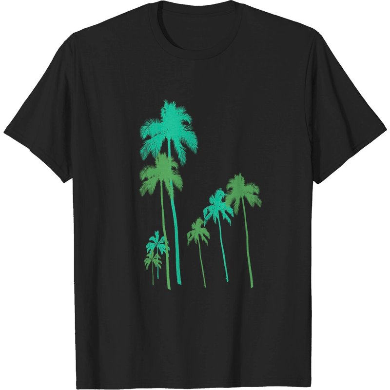 Palm Trees Design T-Shirt for Men