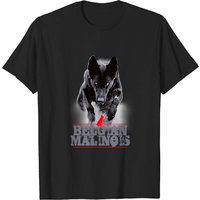 T-shirt pour hommes Belgian Malinois en noir — T-shirts pour hommes