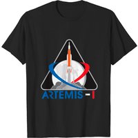 Nasa Artemis 1 Men's T-Shirt in Black
