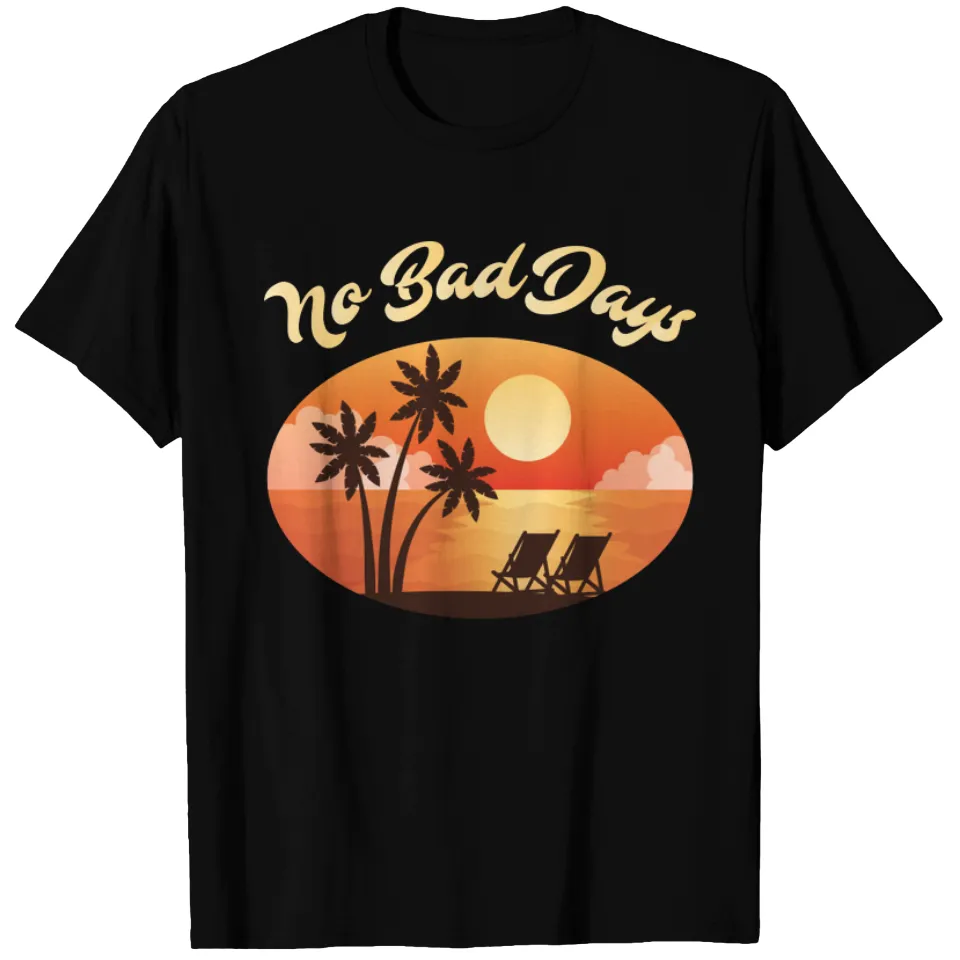 T-shirt pour hommes Beach Life No Bad Days — T-shirts pour hommes