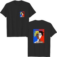 T-shirt noir pour hommes One Race: Human! - Double face — T-shirts pour hommes