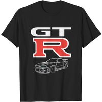 T-shirt Skyline GTR JDM pour hommes en noir