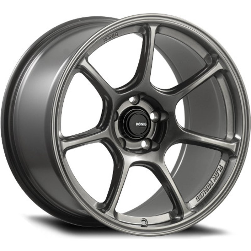 Konig 110TM Ultragram Gunmetal 17x8 Rims 4x100 Bolt Pattern 45 Offset — Wheels & Rims