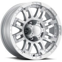 Roues Vision Off Road 375 Warrior Silver - 20x9 - Motif de boulons 6x139.7 — Roues et jantes
