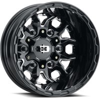 Vision Wheel Korupt Dually Noir Brillant Milled - 16x6 - 6x180