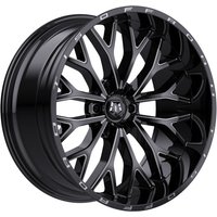 Roues TIS 565BM Moulées Noires - 20x9 - Motif de Boulons 6x139.7