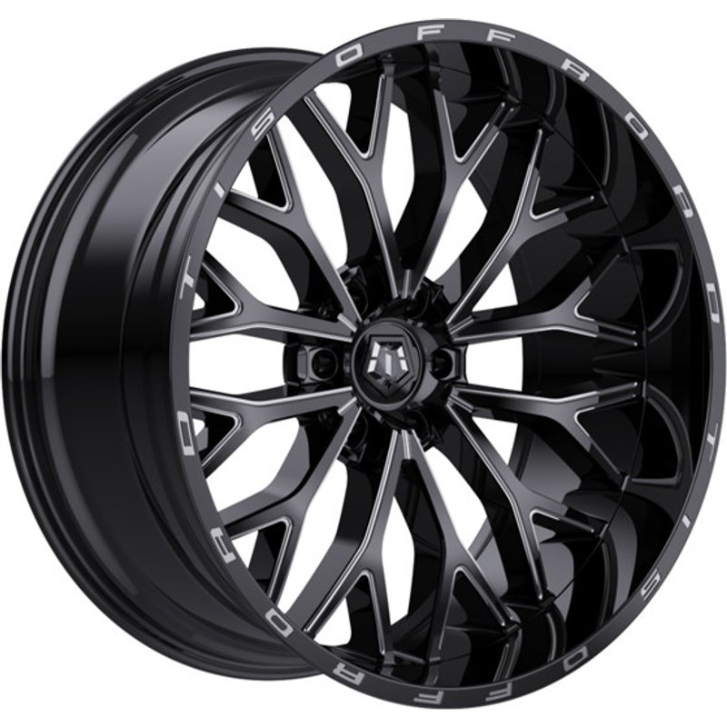TIS 565BM Black Milled Wheels - 20x9 - 6x139.7 Bolt Pattern — Wheels & Rims