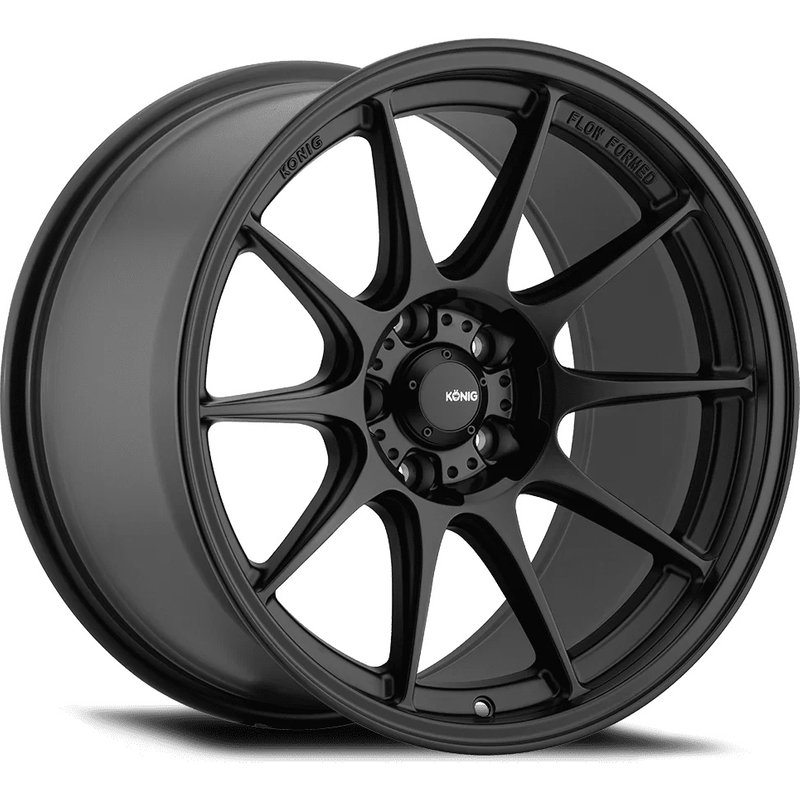 Roues Konig 57B Dekagram Noires - 19x9.5 - 5x114.3 - 35 Offset — Roues et jantes