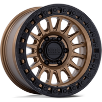 Roues KMC KM552 IMS Bronze Mat avec Bord Noir Brillant - 17x8.5