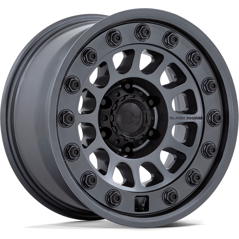 Black Rhino BR012 Outback Matte Gunmetal 17x8 Wheels 6x130 Bolt Pattern — Wheels & Rims