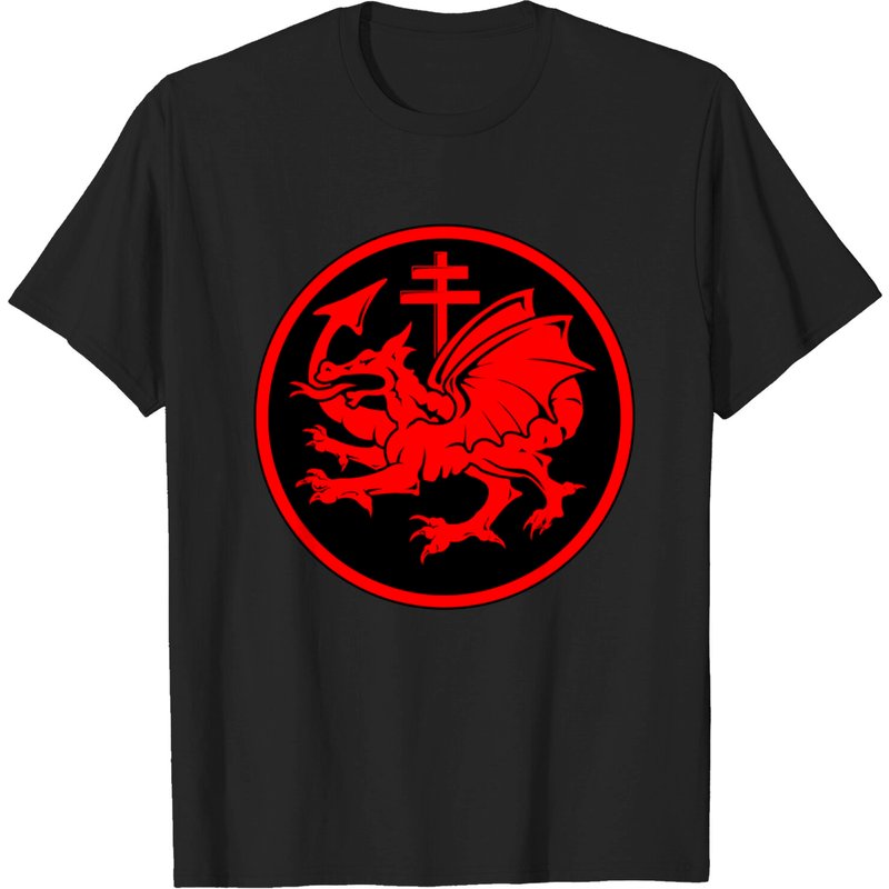 T-shirt pour hommes avec logo Vlad Dracula - Ordre du Dragon — T-shirts pour hommes