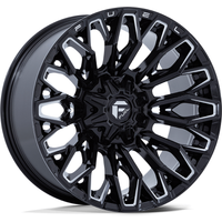 Fuel FC865 Strike Gloss Black Milled Wheels - 20x10 -5x114.3 — Wheels & Rims