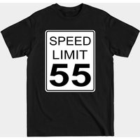 T-shirt SUSA Custom Speed Limit 55 Imprimé pour Hommes