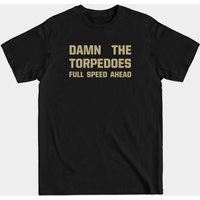 Damn The Torpedoes T-shirt des Midshipmen de la Marine — T-shirts pour hommes