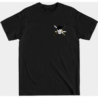 T-shirt pour hommes Zoro One Piece en noir