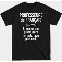 T-shirt Enseignant de Français pour Hommes - Noir — T-shirts pour hommes
