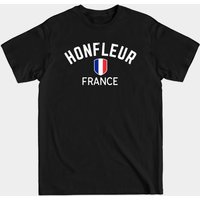 T-shirt noir pour hommes Honfleur France