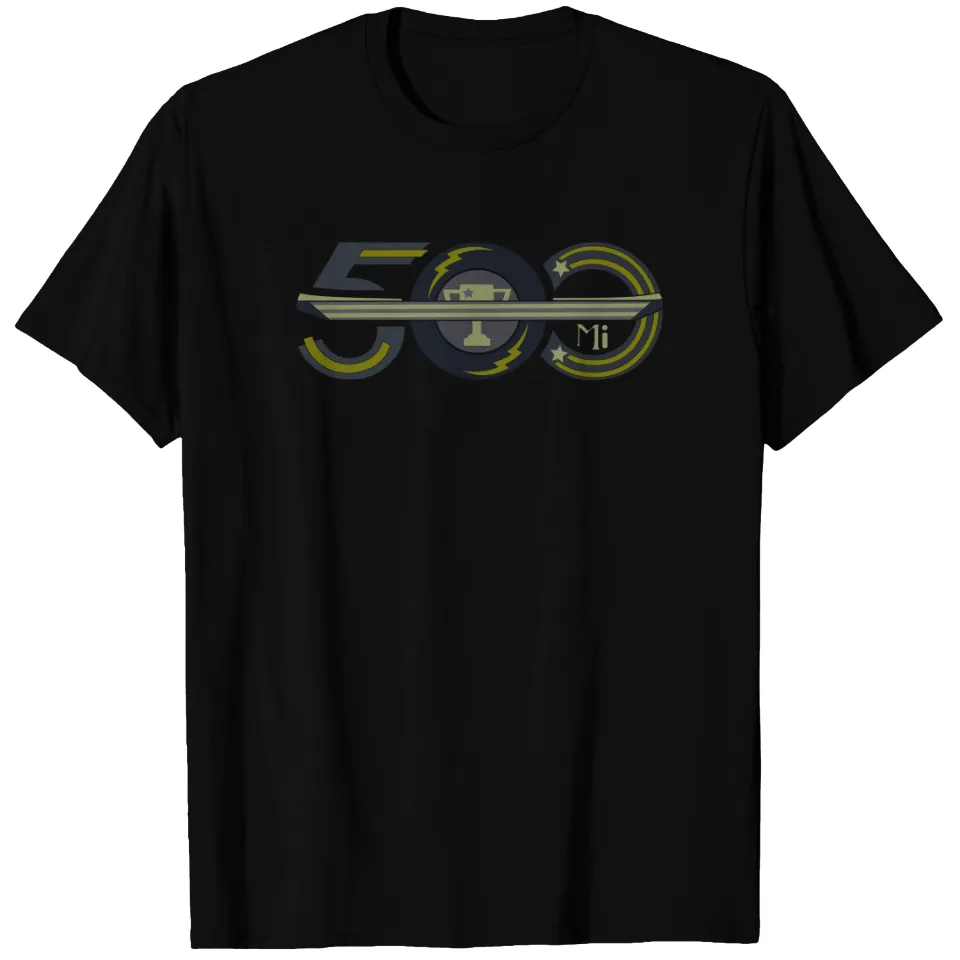 T-shirt pour hommes 500 Miles One Wheel en noir