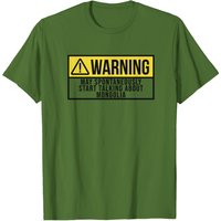 Funny Warning May Spontaneously Start T-Shirt for Men — Mens T Shirts