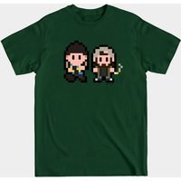 Pixel Hetero Life Mates Jay And Silent Bob Men's T-Shirt — Mens T Shirts