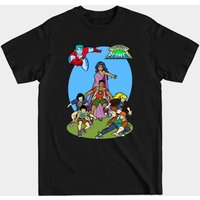 T-shirt pour hommes Captain Planet Groupe 2 - Noir