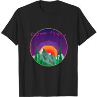 T-shirt pour hommes Bozeman Montana en noir