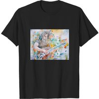 T-shirt Portrait Aquarelle de Jerry Garcia pour Hommes
