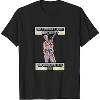 T-shirt Tremors avec design humoristique pour hommes en noir