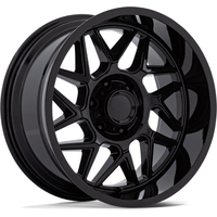 Moto Metal MO812 Turbine Gloss Black Wheels 20x10 5x127 -18 Offset — Wheels & Rims