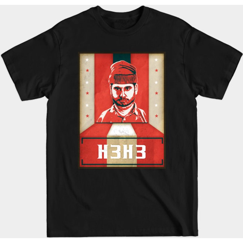 T-shirt H3h3 Ethan Klein Pour Président - Noir pour Hommes