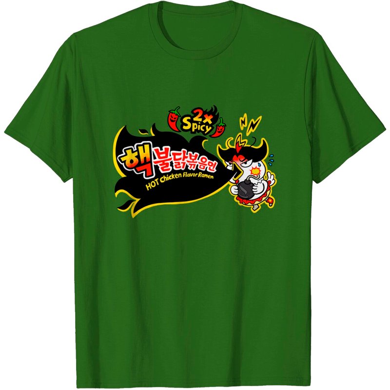 T-shirt pour hommes Noodles au poulet épicé coréen — T-shirts pour hommes