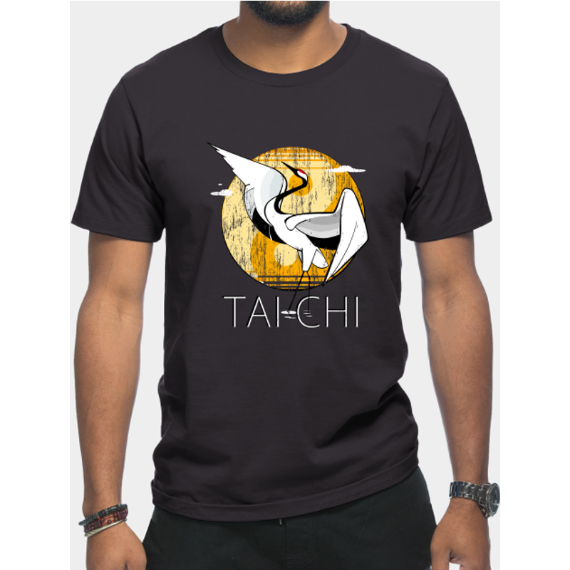 T-shirt pour hommes Tai Chi Chuan Crane - Arts martiaux chinois — T-shirts pour hommes