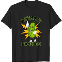 T-shirt pour hommes Funny Powered By Pickles — T-shirts pour hommes