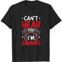 T-shirt pour hommes Can't Hear You I'm Gaming — T-shirts pour hommes