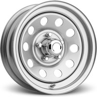 Pacer 229S Silver Modular Wheels - 16x6 - 8x165.1 Bolt Pattern